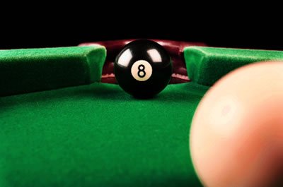 Pocketing the 8 Ball